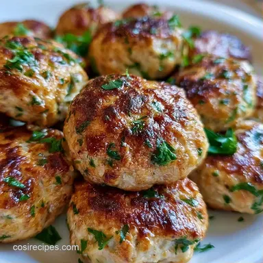 Turkey Meatballs with Cottage Cheese Recipe Card