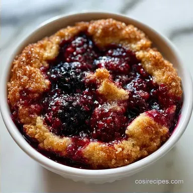 Blackberry Cobbler for 8 Servings