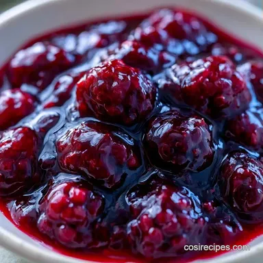 Blackberry Sauce in 15 Minutes Recipe Card
