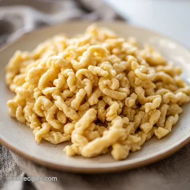 Homemade Spaetzle Recipe for 5 Servings