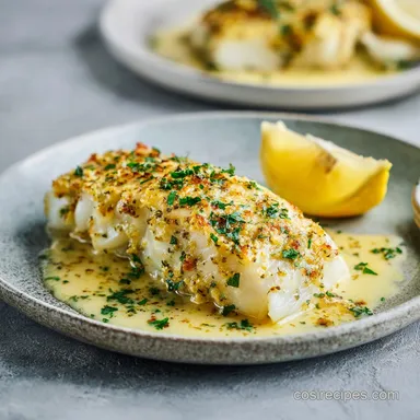 Baked Lemon Garlic Cod Recipe in 25 Min