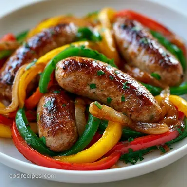 Sausage and Peppers: Pan-Seared