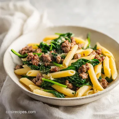 Sausage Pasta Skillet Recipe: Creamy