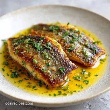 Seared Branzino for 2 Servings Recipe Card