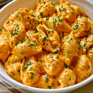 Creamy Shaped Pasta with Pumpkin Sauce