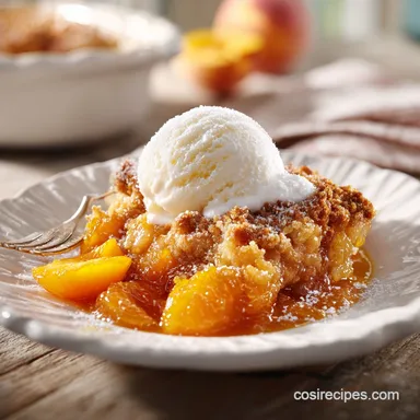 Apricot Cobbler Recipe with Oats in 60 Minutes Recipe Card