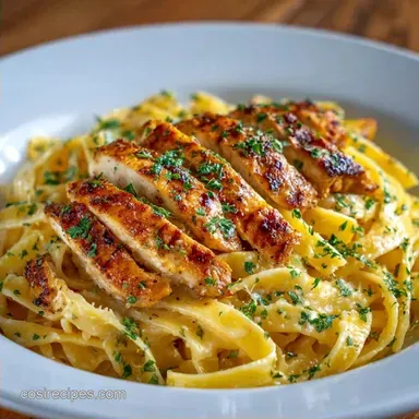 Chicken Alfredo for 2 Servings