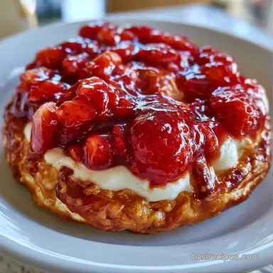 Strawberry Pretzel Salad for 16 Servings Recipe Card