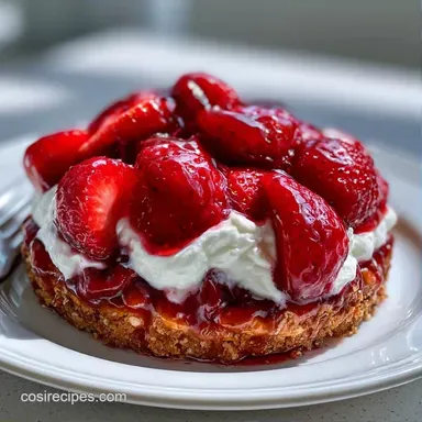 Strawberry Pretzel Salad for 15 Slices Recipe Card