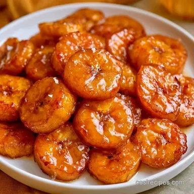 Peruvian Plantains in 20 Minutes Recipe Card