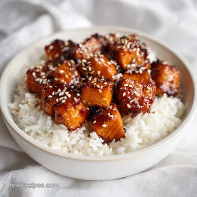 Teriyaki Salmon Bowl Recipe: 25 Minutes Recipe Card