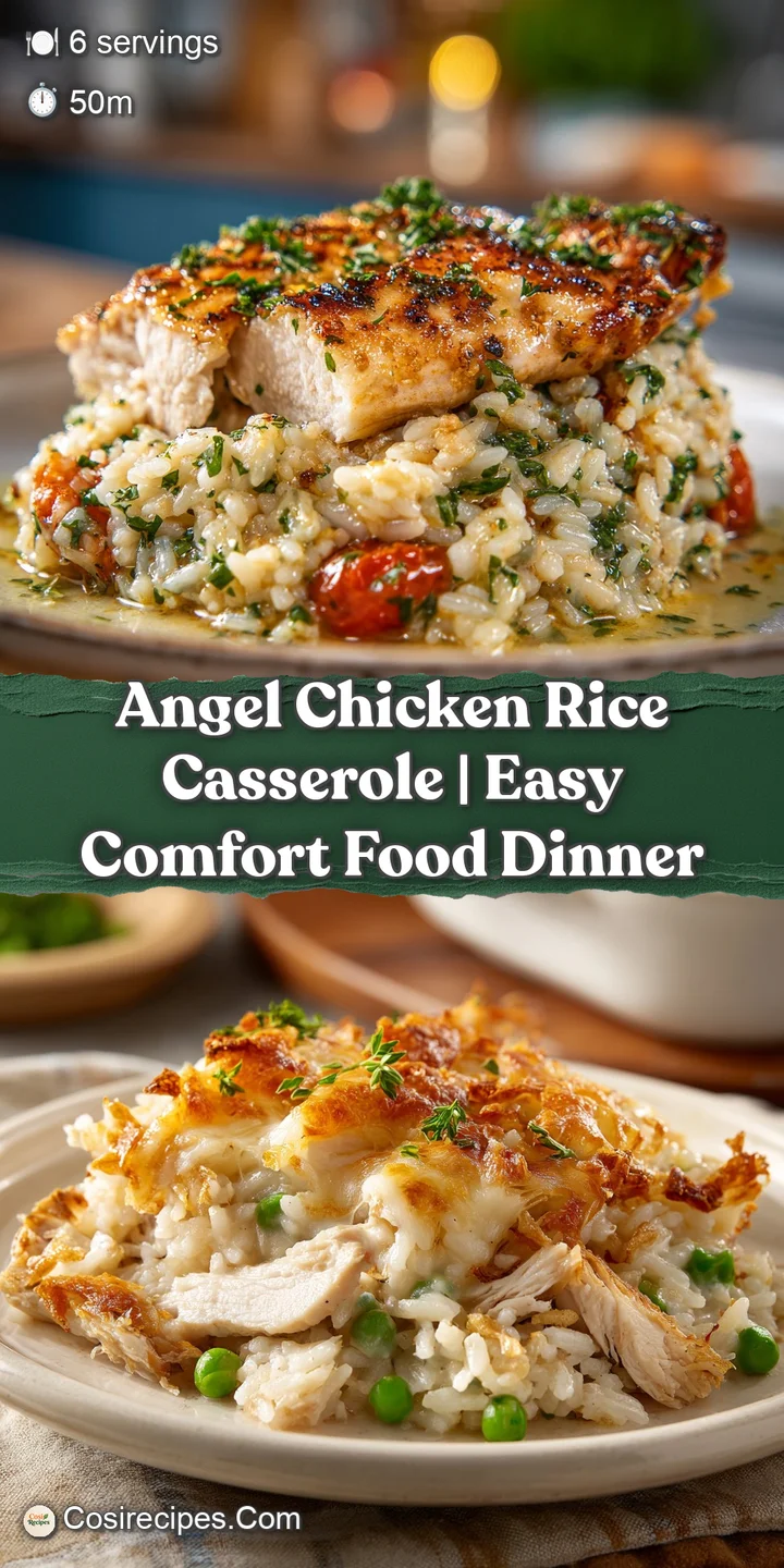 Close-up of a bubbling, creamy chicken and rice casserole with a perfectly golden, melted cheese crust.