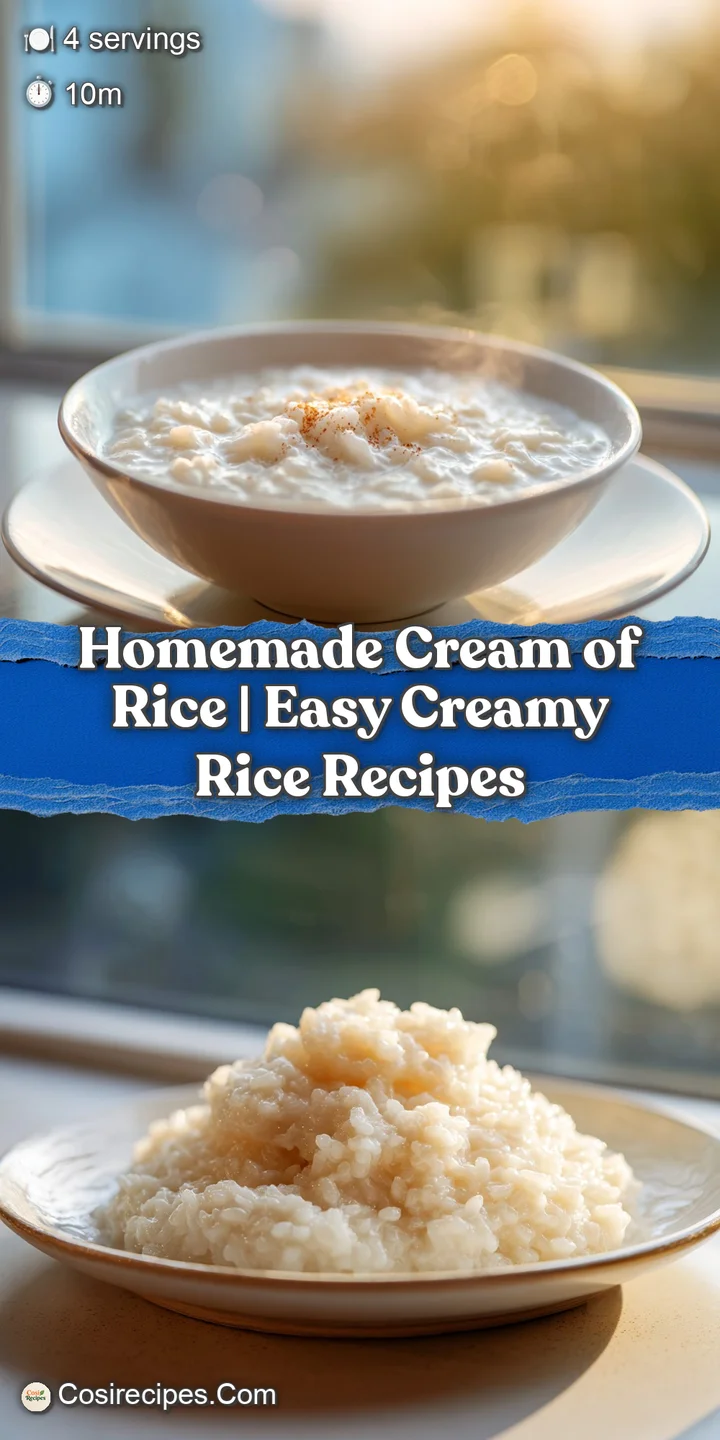 Close-up of smooth, pale rice porridge with a comforting, warm sheen.