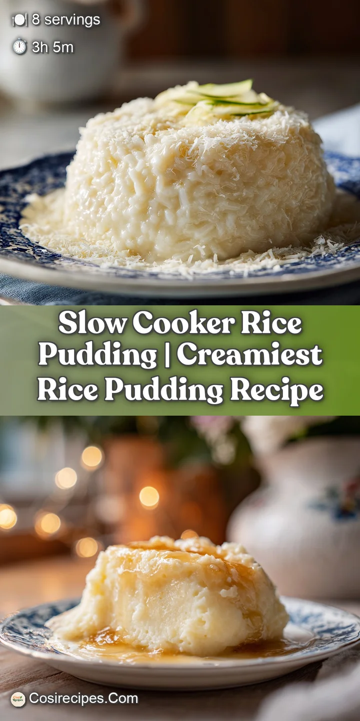 Close-up of the tender, soft rice grains coated in a velvety, pale sweet mixture, hinting at comforting richness.