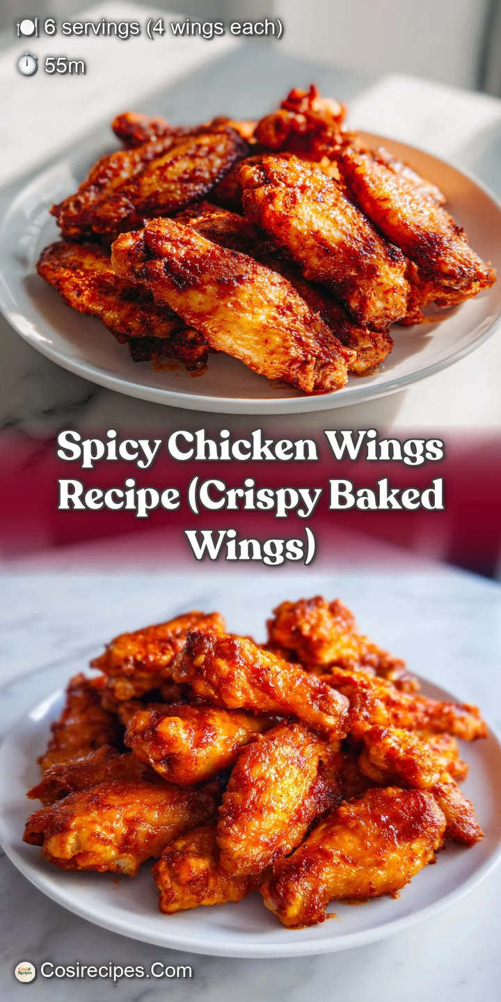 Extreme close-up of a glistening spicy wing highlighting the textured crispy skin and vibrant red chili glaze.