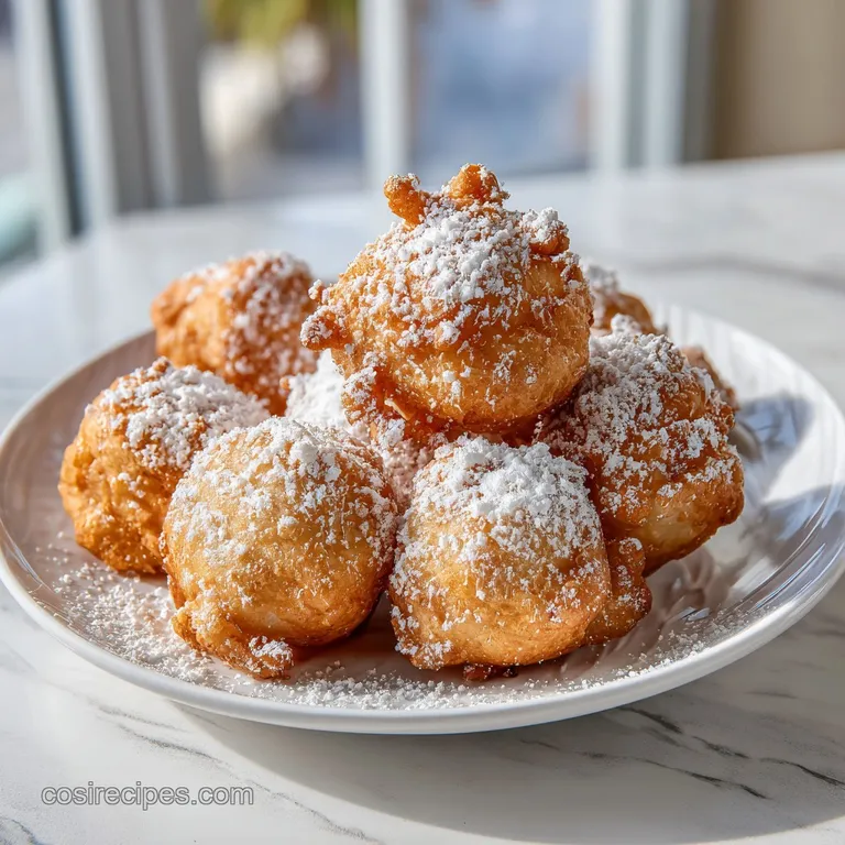 Air Fryer Funnel Cake Bites Recipe