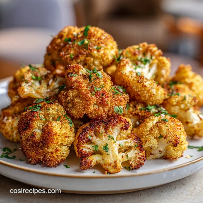Air Fryer Roasted Cauliflower