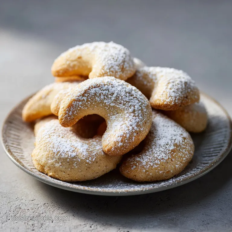 Almond Crescent Cookies: Tender & Nutty