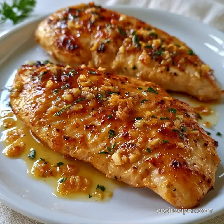 Quick Baked Garlic Chicken Breast in 30 Minutes