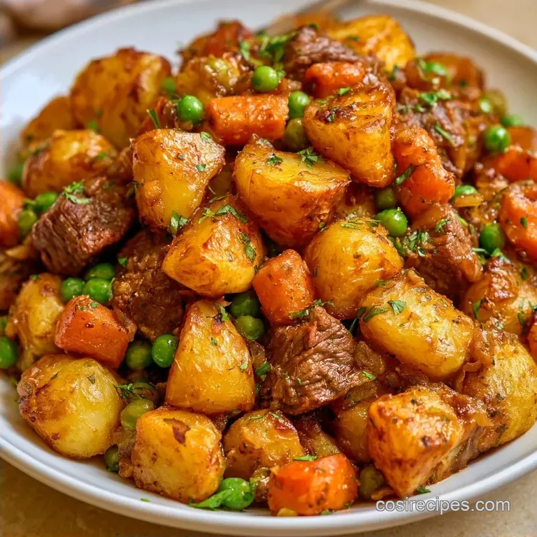 Healthy Ground Beef and Potato Skillet