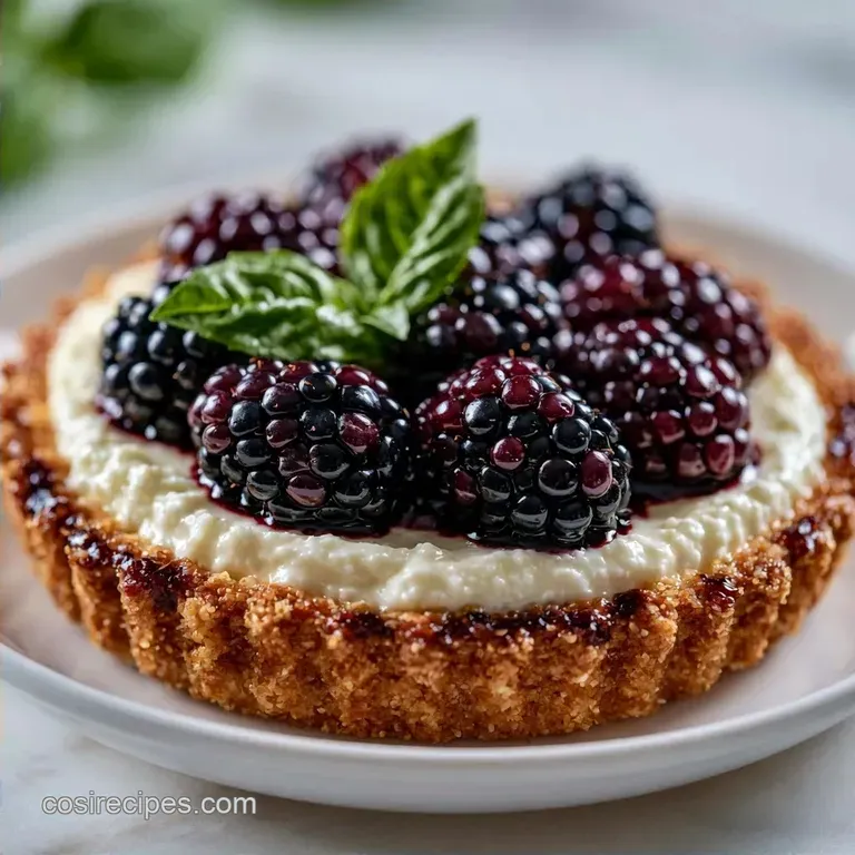 Blackberry Basil Pizza with Ricotta