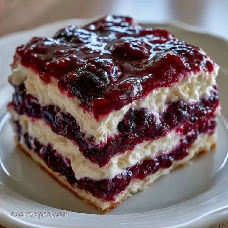 Layered Blackberry Fool: Creamy and Bright