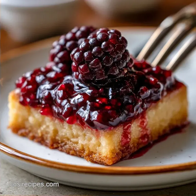 Old Fashioned Blackberry Pie Bars