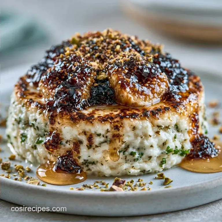 Boursin Dip with Fig Jam and Hot Honey