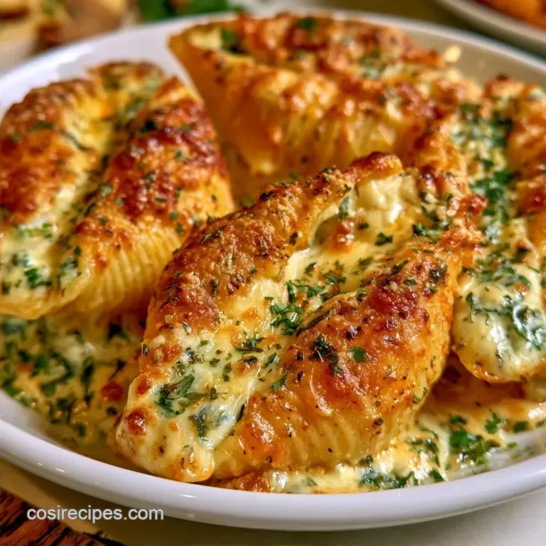 Creamy Boursin Stuffed Shells