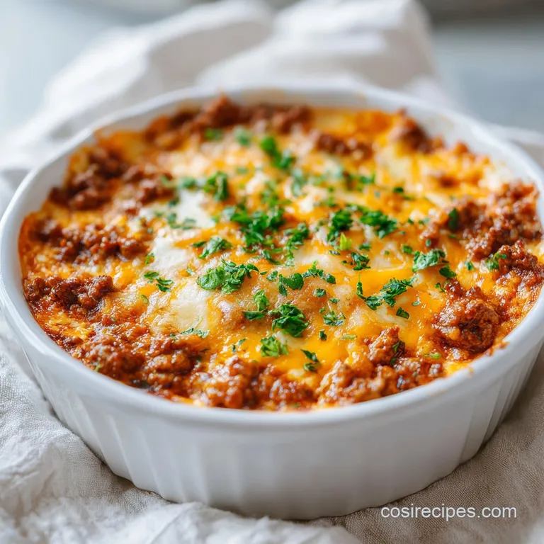 Cheesy Beef Rotel Dip: Creamy and Savory