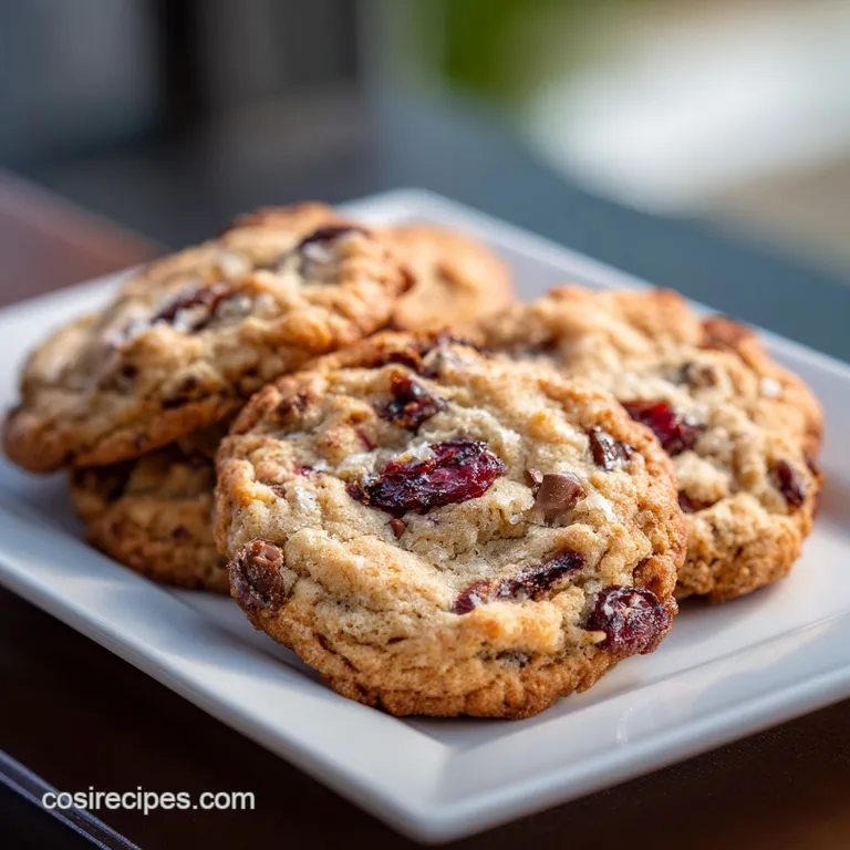Cherry Chip Cookies: Almond Crunch Recipe