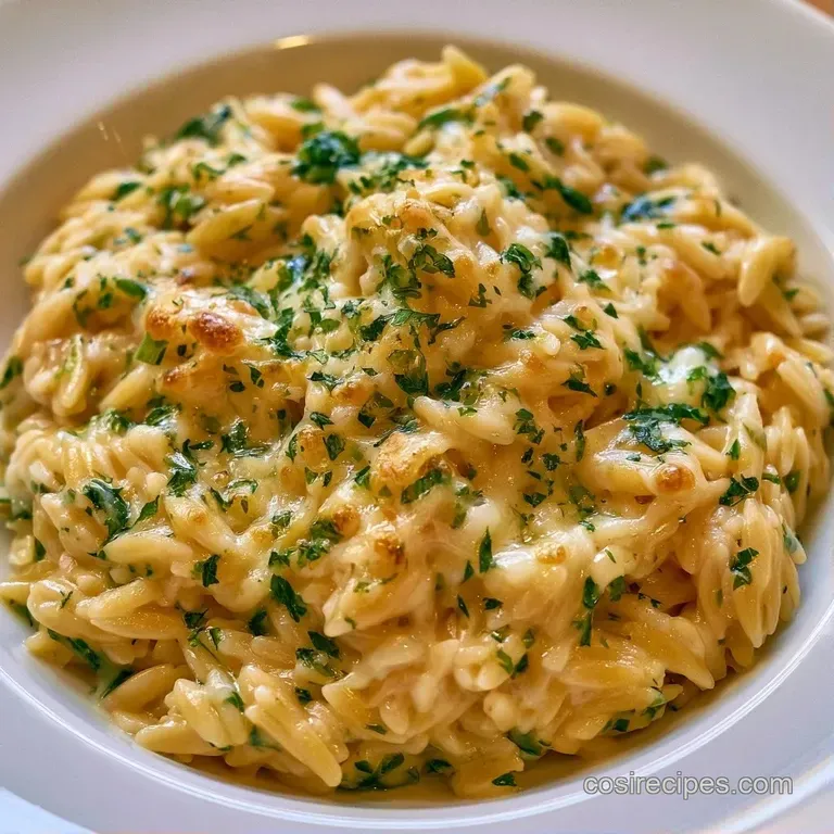 A scoop of velvety white pasta served in a shallow bowl, topped with melted cheese and cracked black pepper.