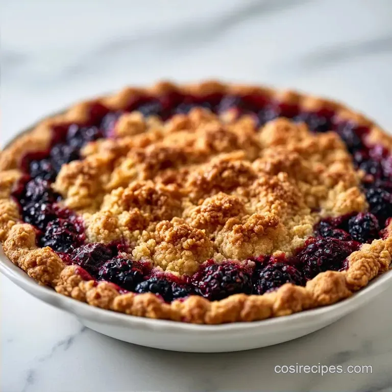 Failure-Proof Easy Blackberry Cobbler