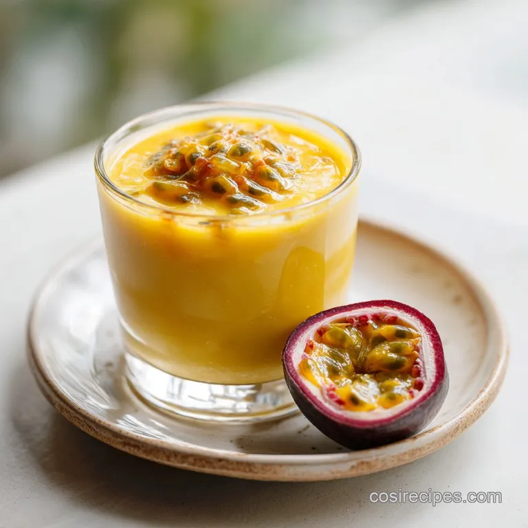 Passion Fruit Juice: Silky and Tropical