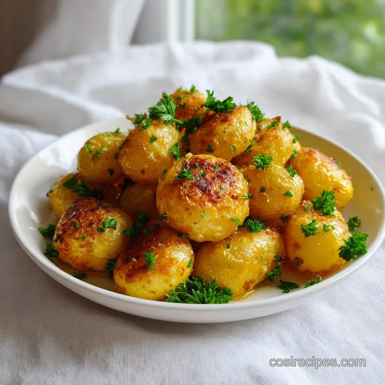 Garlic Butter Parmesan Potatoes: Shatter Crisp