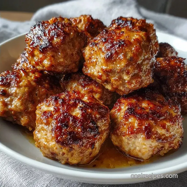 Beef Meatballs: Failure-Proof and Homemade