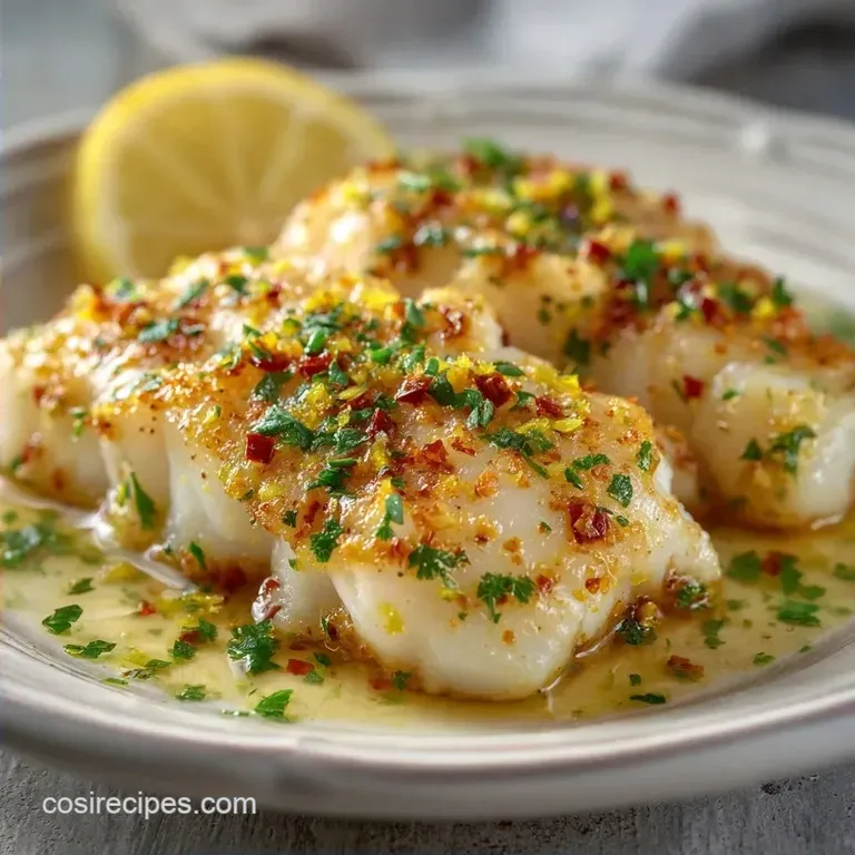 Lemon Baked White Fish: Tender and Tangy