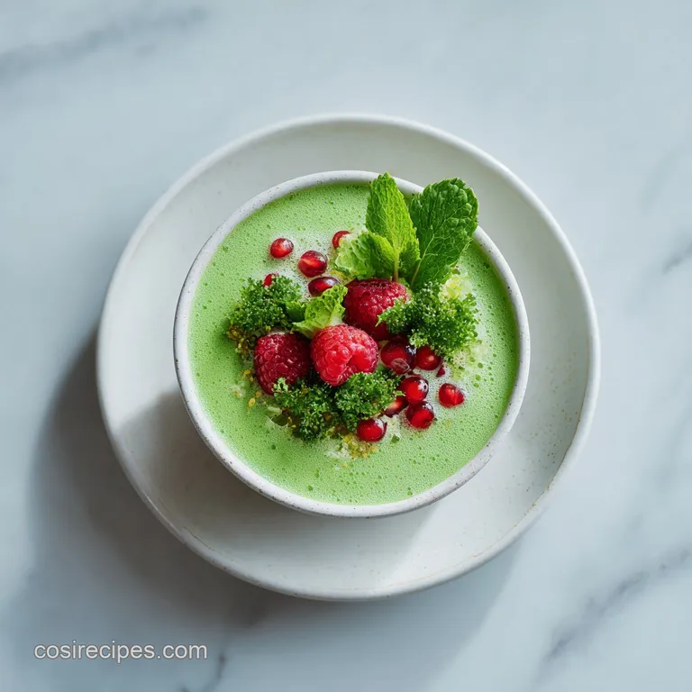 Minty Green Smoothie: Silky and Refreshing