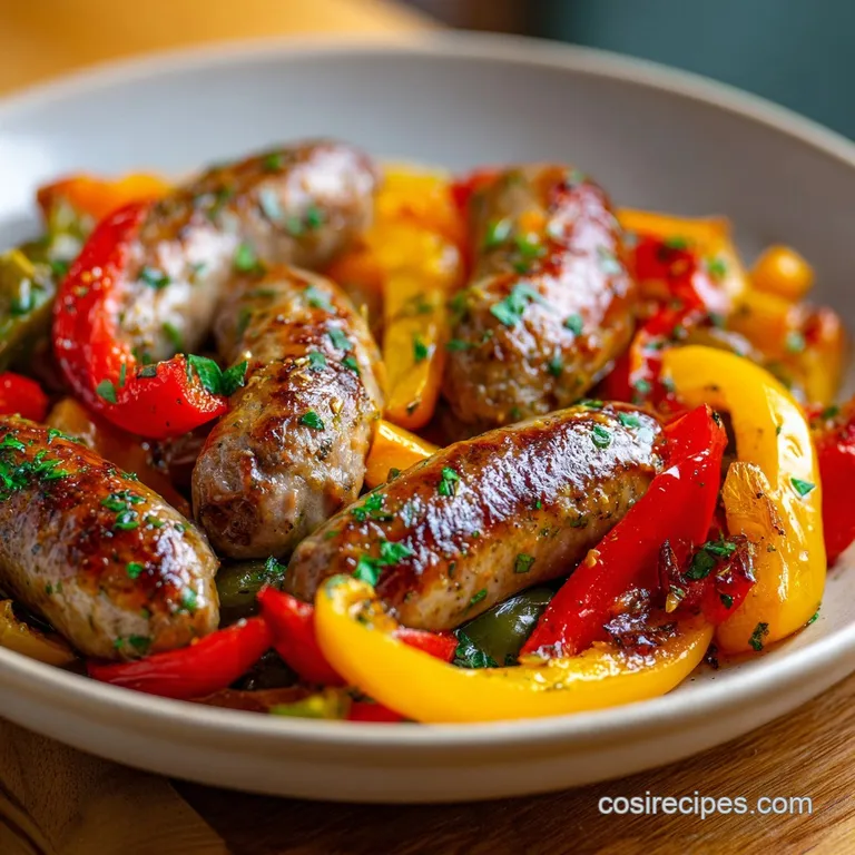 Sausage and Peppers Skillet