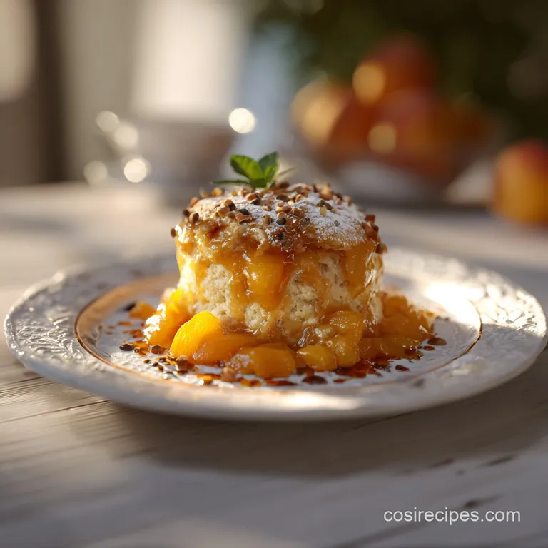 Apricot Cobbler: Rustic Oat Topping