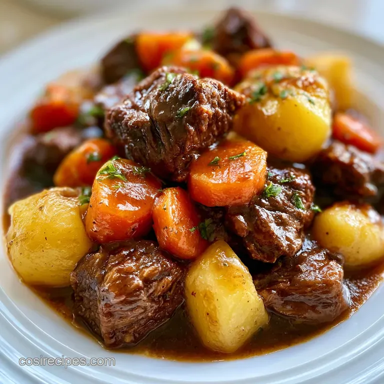 Slow Cooker Beef Stew: Hearty and Savory