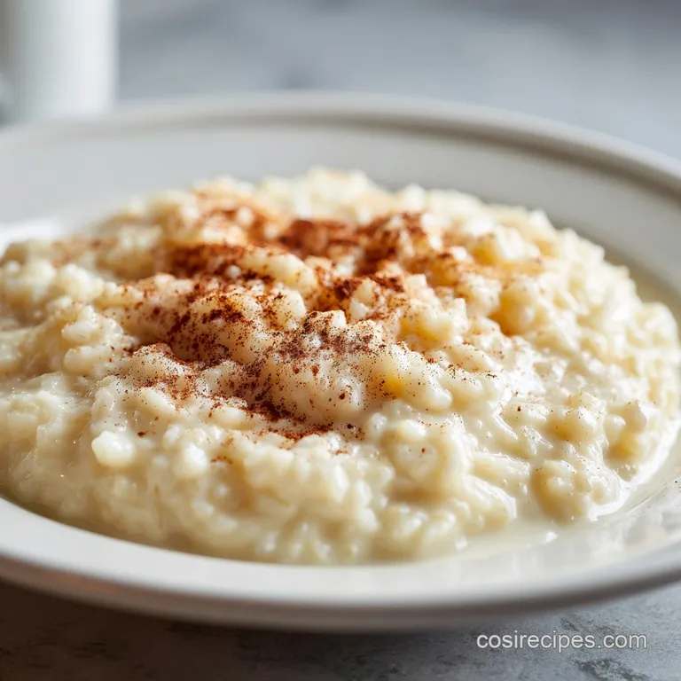 Slow Cooker Rice Pudding: Creamy and Velvety