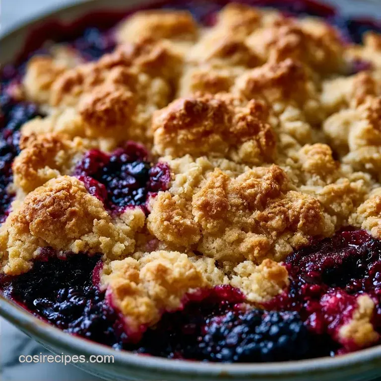 Old Fashioned Southern Blackberry Cobbler