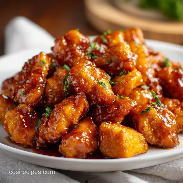 Sticky Honey Garlic Chicken: Savory and Crisp