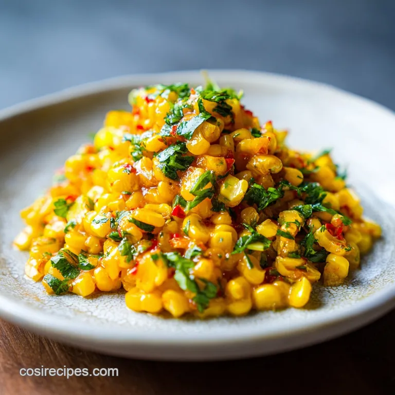 Sweet Corn Relish: Tangy and Crunchy