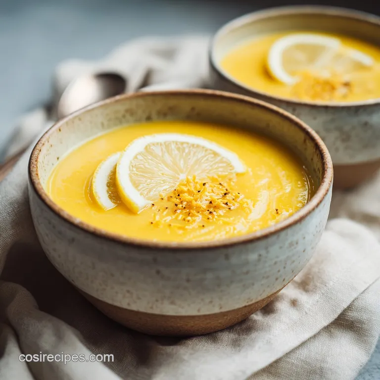 30 Minute Vegetable Detox Soup with Lemon and Ginger