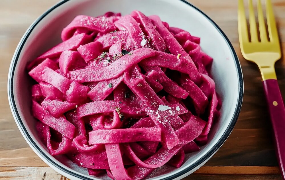 How does beetroot affect pasta