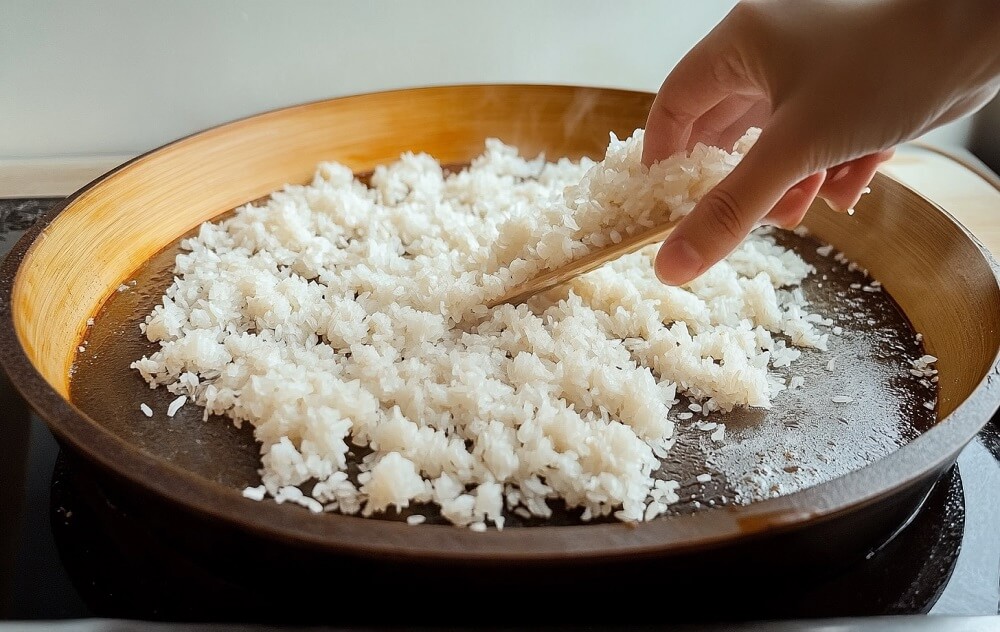 How is crisped rice made