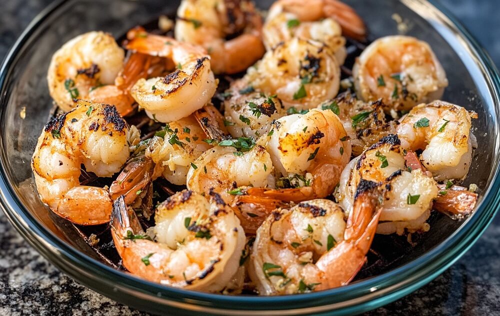 Is it better to barbecue shrimp with shell on or off