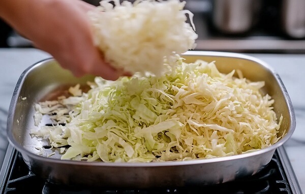 Preparing the Cabbage